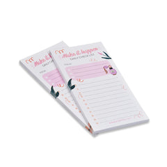 Collections Daily To Do List Notepad, Funny Tear Off Pad, Memo Pad For Shopping Lists | Set Of 4