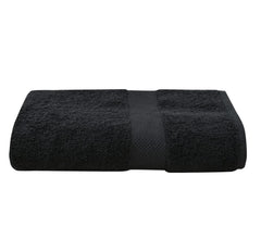 Planet Home Cotton Soft Bath Towel 450 Gsm | For Men & Women Bath Towel (Black)