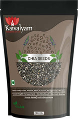 Kaivalyam Chia Seeds Fresh, Tripple Sorted & Bold With Antioxidants That Can Help Reduce Oxidative Stress & Inflammation | 250gm 0.5lbs