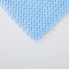 Homecloud Ultra Soft Bath & Face Towel Set 300 Gsm | 3x Softer Than Cotton Towels | Highly Absorbent & Ultra Fast Dry | Set Of 2 (Leopard Sky Blue)