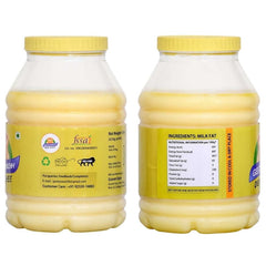 Organic Buffalo Desi Ghee By Geeta Swachh | Natural & Healthy Curd-Churned Desi Ghee Good For Sweets | (5 Litre) 169.0 Ounce | Jar Pack