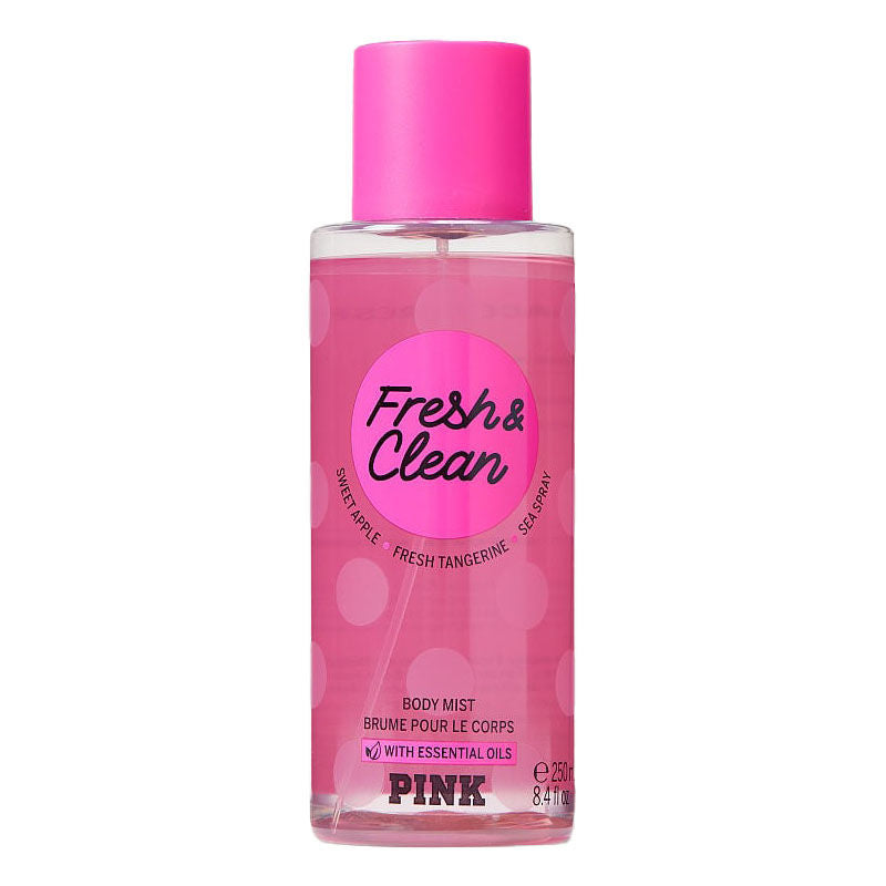 VICTORIA'S SECRET PINK FRESH & CLEAN BODY MIST 250ML 8.4 FL.OZ. FOR WOMEN VICTORIA'S SECRET PINK FRESH & CLEAN BODY MIST 250ML 8.4 FL.OZ. FOR WOMEN