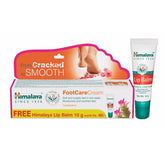 Himalaya Foot Care Cream, Moisturizes And Soothes Feet 20gm + Lip Balm 10gm