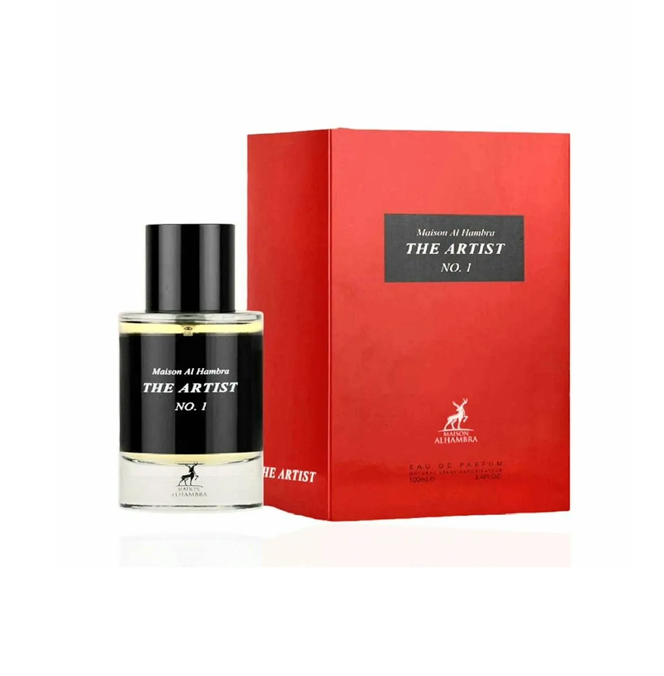THE ARTIST NO. 1 BY MAISON ALHAMBRA EAU DE PARFUM 100ML 3.4 FL.OZ. UNISEX FRAGRANCE THE ARTIST NO. 1 BY MAISON ALHAMBRA EAU DE PARFUM 100ML 3.4 FL.OZ. UNISEX FRAGRANCE