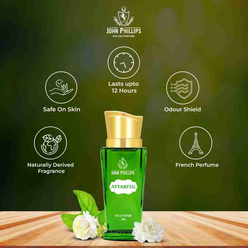 John Phillips Attarful + French Classic + Sandal Eau De Parfum 60ml 2 Fl.oz. Each Pack Of 3 For Men & Women John Phillips Attarful + French Classic + Sandal Eau De Parfum 60ml 2 Fl.oz. Each Pack Of 3 For Men & Women