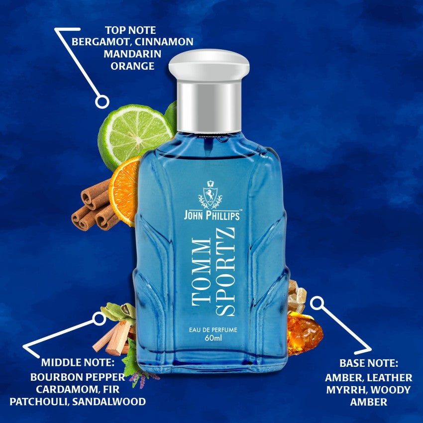 John Phillips Dark Mode + French Classic + Tomm Sportz Eau De Perfume 60ml 2 Fl.oz. Each Pack Of 3 | For Unisex | Perfect For Gifting John Phillips Dark Mode + French Classic + Tomm Sportz Eau De Perfume 60ml 2 Fl.oz. Each Pack Of 3 | For Unisex | Perfect For Gifting