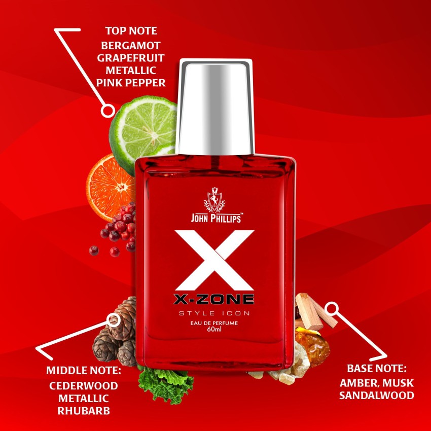 John Phillips Attarful + First Love +  X X-zone Eau De Parfum 60ml 2 Fl.oz. Each Pack Of 3 For Men & Women John Phillips Attarful + First Love +  X X-zone Eau De Parfum 60ml 2 Fl.oz. Each Pack Of 3 For Men & Women