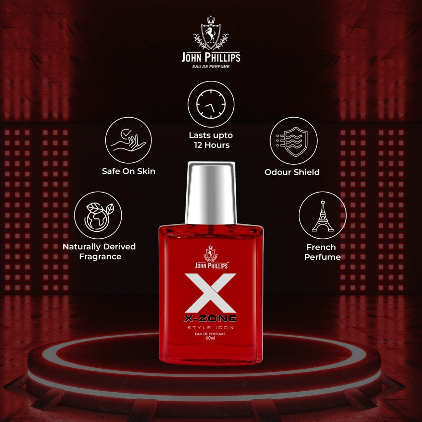 John Phillips Attarful + Chocolate + X X Zone Eau De Perfume 60ml 2 Fl.oz. Each Pack Of 3 For Unisex John Phillips Attarful + Chocolate + X X Zone Eau De Perfume 60ml 2 Fl.oz. Each Pack Of 3 For Unisex