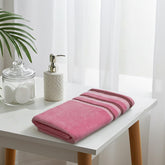 Liberty Towels Zero Twist Cotton Bath Towel 500 Gsm | Ultra Soft, Everyday Luxury Bath Towel (Baby Pink)