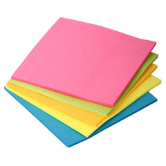Sticky Notes - Pack Of 4 X 100 Sheets Each | Vibrant Neon Colors, Sticky Notes For Office, School