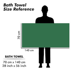 Urbanleaf Microfiber Large Bath Towel Quick Dry Super Absorbent Bath Towel | Towel For Bath, Travel, Gym, Beach, Pool & Yoga (Parrot Green)