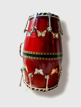 Premium Wooden Dholak - Traditional Indian Drum For Music, Cherry | Perfect For Weddings, Festivals & Cultural Events - Dholak For Festival, Wedding, Satsang | Very Easy To Tune