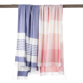 Wakefit Bamboo Bath Towel 800 Gsm | Large Size Bath Towel For Men & Women (Summer Tang & Winter Navy)- Pack Of 2