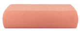 Casa Copenhagen Egyptian Cotton Waffle Large Bath Towel 500 Gsm (Malibu Peach)