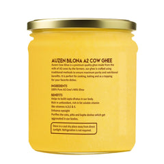 Pure Natural A2 Cow Ghee By Auzen | Rich In Nutrient, Delicious Healthy Desi Cow Ghee Good For Improves Digestion | (200ml) 6.7 Ounce | Jar Pack