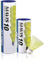 Yonex MAVIS 10 Nylon Badminton Shuttlecock, Colour - Yellow, Pack Of 6