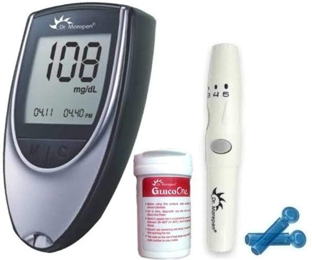 Dr. Morepen GlucoOne Blood Glucose Monitor Model BG-03 with 50 Strips Dr. Morepen GlucoOne Blood Glucose Monitor Model BG-03 with 50 Strips