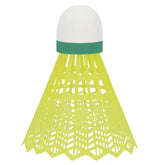Sthiti Nylon Badminton Shuttlecock With Heavy Cork With Excellent Flite , For Kids Beginner's Practice | Green , Pack Of 6