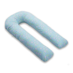 U Shaped Pregnancy Pillow, Maternity Pillow, 100% Cotton Removable Cover, Green Flora | Super Premium Pillow, Versatile Use, Pregnocare Microfibers, Breathable, Comfortable Pillow