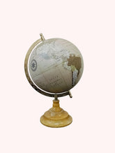 Rotating World Globe 8 Inch With Gold Arc And Wooden Stand For Show Pieces For Home DƩCor, Office Decor, Study Table Decor, Birthday, Party Gifts & Anniversary, Pack Of 1