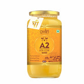 Pure Natural A2 Gir Cow Ghee By Ovlin Professional | Rich In Nutrients & Vitamins Healthy Desi Ghee Good For Cooking | (500ml) 16.9 Ounce | Jar Pack