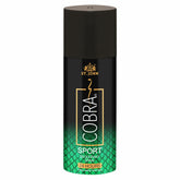 St. john Cobra Sports Limited Edition Long Lasting Deodorant Spray 150ml 5.0 Fl.oz. | Perfect Aniverssary Gift For Husband