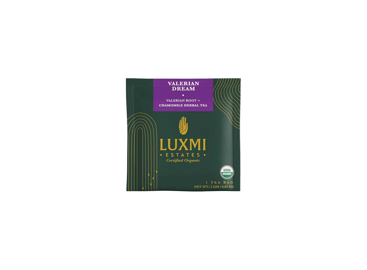 Luxmi Estates Valerian Dream Herbal Tea Pack Of 6 - 30gm, 1.05 Ounce, 15 Tea Bags Each | USDA Certified Organic Valerian Root + Chamomile Herbal Tea - Gluten Free, Caffeine Free Tea Bags Luxmi Estates Valerian Dream Herbal Tea Pack Of 6 - 30gm, 1.05 Ounce, 15 Tea Bags Each | USDA Certified Organic Valerian Root + Chamomile Herbal Tea - Gluten Free, Caffeine Free Tea Bags
