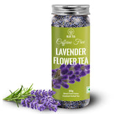 Blue Tea Lavender Flower Herbal Tea - 30gm Pet Jar, 1.05 Ounce, 30 Cups | Flower Based Calming Tea - Caffeine Free, Food Grade, Non-GMO | No Added Colors, No Preservatives