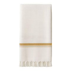 Pixel Home Decor Bath Towel 250 Gsm | Easy For Travel Micro Waffle Cotton Bath Towel (Yellow)