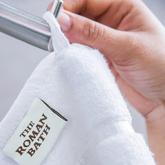 Spread Spain 100% Cotton Hand Towel 600 Gsm | Soft, Fluffy, Super Absorbent & Quick Dry Towels For Pool, Spa & Gym (White)