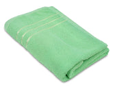 Blissful Creations 100% Cotton Bath Towels 450 Gsm | Soft & Absorbent Bath Towel For Men & Women - Urban Comfort (Green)
