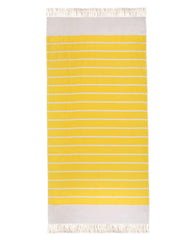 Mush 100% Bamboo Light Weight & Ultra-Compact Turkish Towel 290 Gsm | Super Soft, Absorbent, Quick Dry,Anti-Odor Bamboo Towel (Yellow) 250 Tc