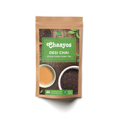 Chaayos Strong Golden Assam Tea - 100gm, 3.5 Ounce, 50 Cups | Premium Chai Patti Desi Chai - Assam Black CTC Tea | Caffeine Free