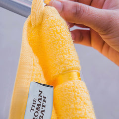 Spread Spain 100% Cotton Hand Towel 600 Gsm | Soft, Fluffy, Super Absorbent & Quick Dry Towels For Pool, Spa & Gym (Yellow)