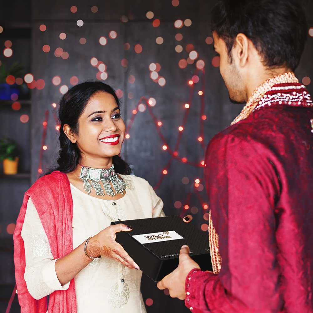 Wild Stone Night Rider & Hydra Energy Eau De Perfume 60ml 2.0 Fl.oz. With 2 Rakhi | Best Gift Hamper For Brother Wild Stone Night Rider & Hydra Energy Eau De Perfume 60ml 2.0 Fl.oz. With 2 Rakhi | Best Gift Hamper For Brother