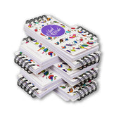 Premium Pocket Notepad, 100 Pages Each, Unruled, Spiral For Girls & Boys, Pack Of 10