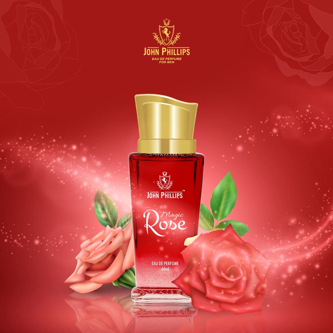 John Phillips Sandal Imperial + Magic Rose + Attarful Eau De Parfum 60ml 2 Fl.oz. Each Pack Of 3 | For Unisex John Phillips Sandal Imperial + Magic Rose + Attarful Eau De Parfum 60ml 2 Fl.oz. Each Pack Of 3 | For Unisex