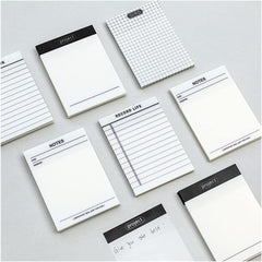 Transparent School Supplies For Cards Lined Notes, Transparent Stickers Note Pads - Pack Of 1