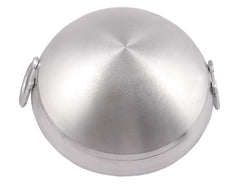 Pure Aluminium Kadhai, Kadai, Frying Pan For Cooking Deep Fry Combo Of 3 Kadai - 6 Liters, 7 Liters & 8 Liters | Gas Stovetop Compatible