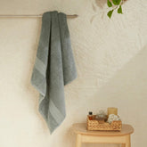 Livspace Bath Towel 475 Gsm | Bath Towels Large Size 100% Cotton, Solid Dyed, Super Soft, Absorbent (Paleto Collection - Graphite)