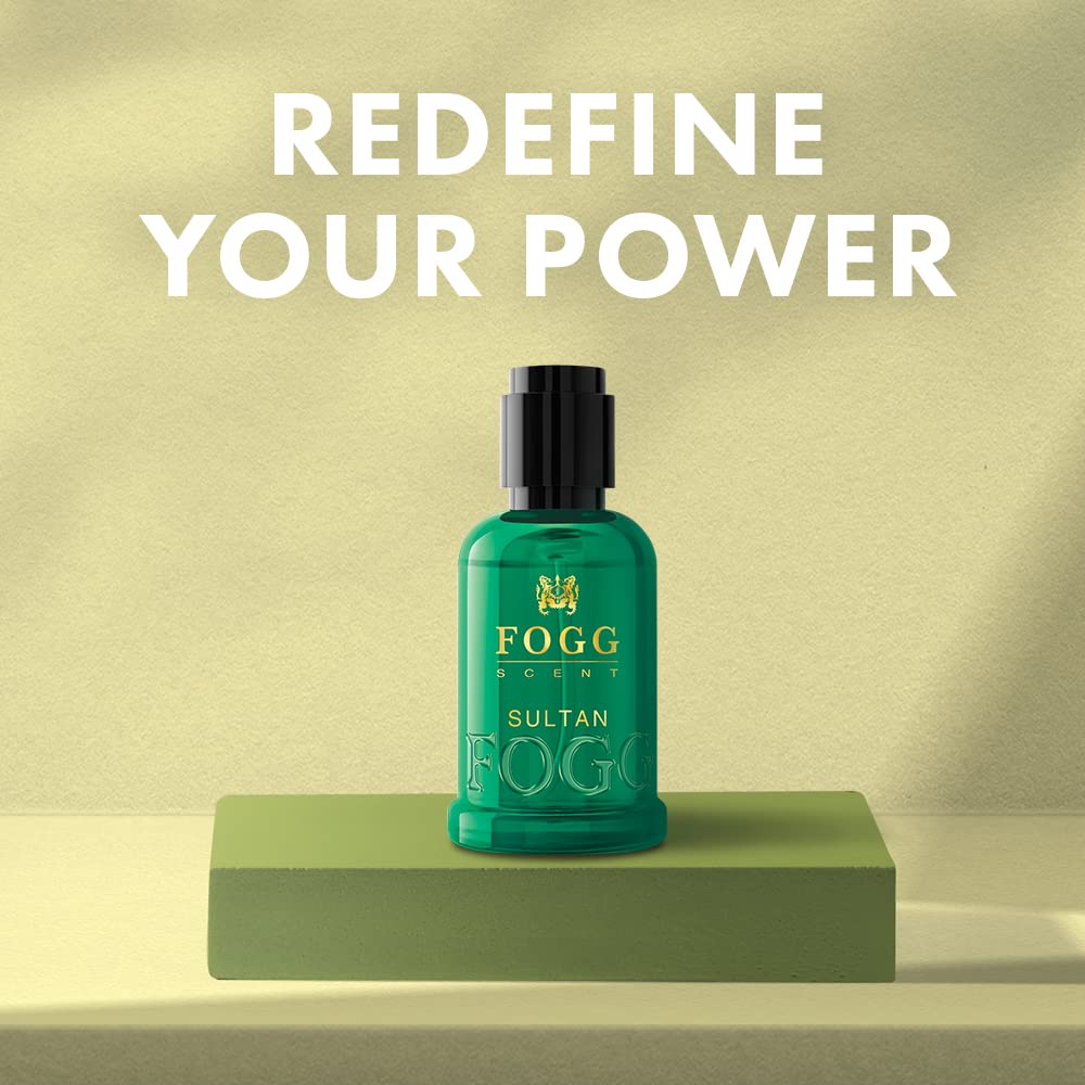 Fogg Scent Sultan Eau De Parfum For Men 30ml 1.01 Fl.oz. | Long-lasting Fresh & Powerful Fragrance Fogg Scent Sultan Eau De Parfum For Men 30ml 1.01 Fl.oz. | Long-lasting Fresh & Powerful Fragrance