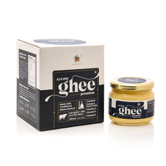 100% Natural A2 Bilona Desi Cow Ghee By Sutirth | Rich In Taste & Nutrients Made With Traditional Bilona Method Desi Ghee Perfect For Parathe | (250ml) 8.4 Ounce | Jar Pack