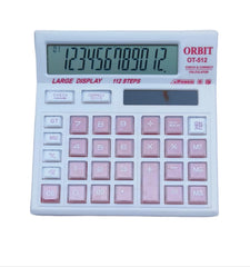 Orbit Ot-512 WTC Colorful Basic Calculator Basic Calculator 12-digit Display Red |