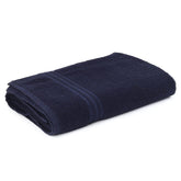 100% Cotton Bath Towel 600 Gsm | Soft Absorbent For Daily Use Bath Towel (Classic Navy)