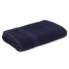 100% Cotton Bath Towel 600 Gsm | Soft Absorbent For Daily Use Bath Towel (Classic Navy)