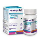 Healthyr - U Advanced Digestive Enzymes With Probiotic, Multienzymes For Digestive Support With 11 Unique Digestive Enzymes, Gut Health Supplement | 30 Tablets 50gm 0.1lbs