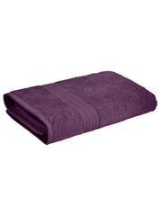 Bombay Dyeing Tulip 100% Cotton Large Size Bath Towel 500 Gsm (Purple)