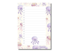 A5 Notes/To Do List Notepad, Beautiful Checklist Pad, Tear-Off Sheets (Octopus) Pack Of 1