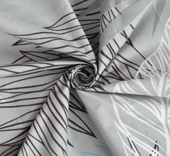 Premium Single Bedsheet With 1 Pillow Cover - 60 X 90 Inches, Grey | Soft Lightweight & Color Resistant | All-Season Bed Sheet