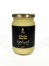Premium A2 Pure Desi Cow Bilona Ghee By V - Truss Organics | Traditional Vedic Bilona Method Healthy Desi Cow Ghee Perfect For Bones Health | (250ml) 8.4 Ounce | Jar Pack